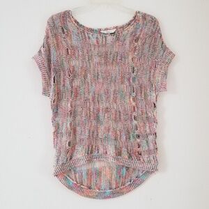 Kirra Junior destroyed knit sleeveless Top